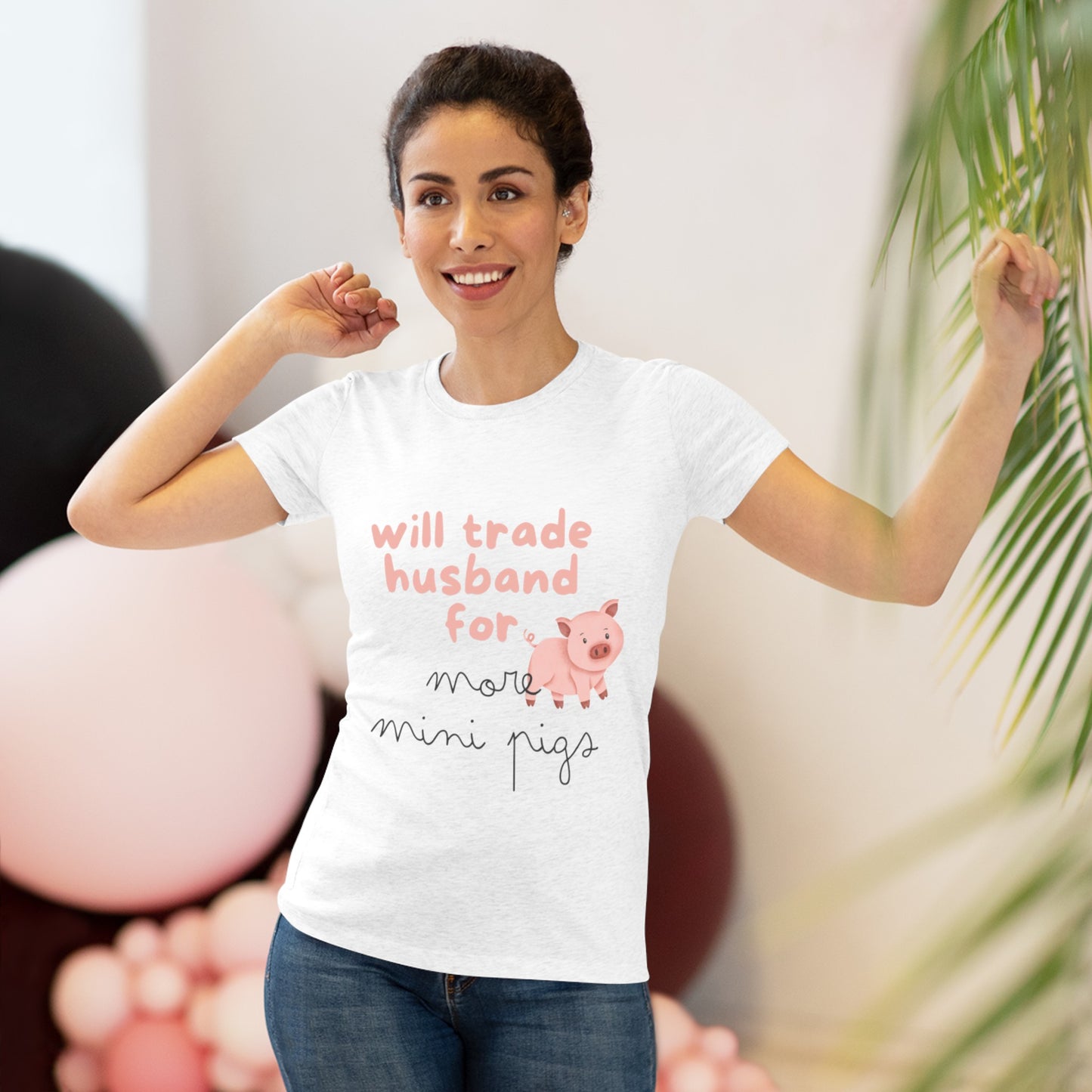 Will trade husband for mini pig T-Shirt