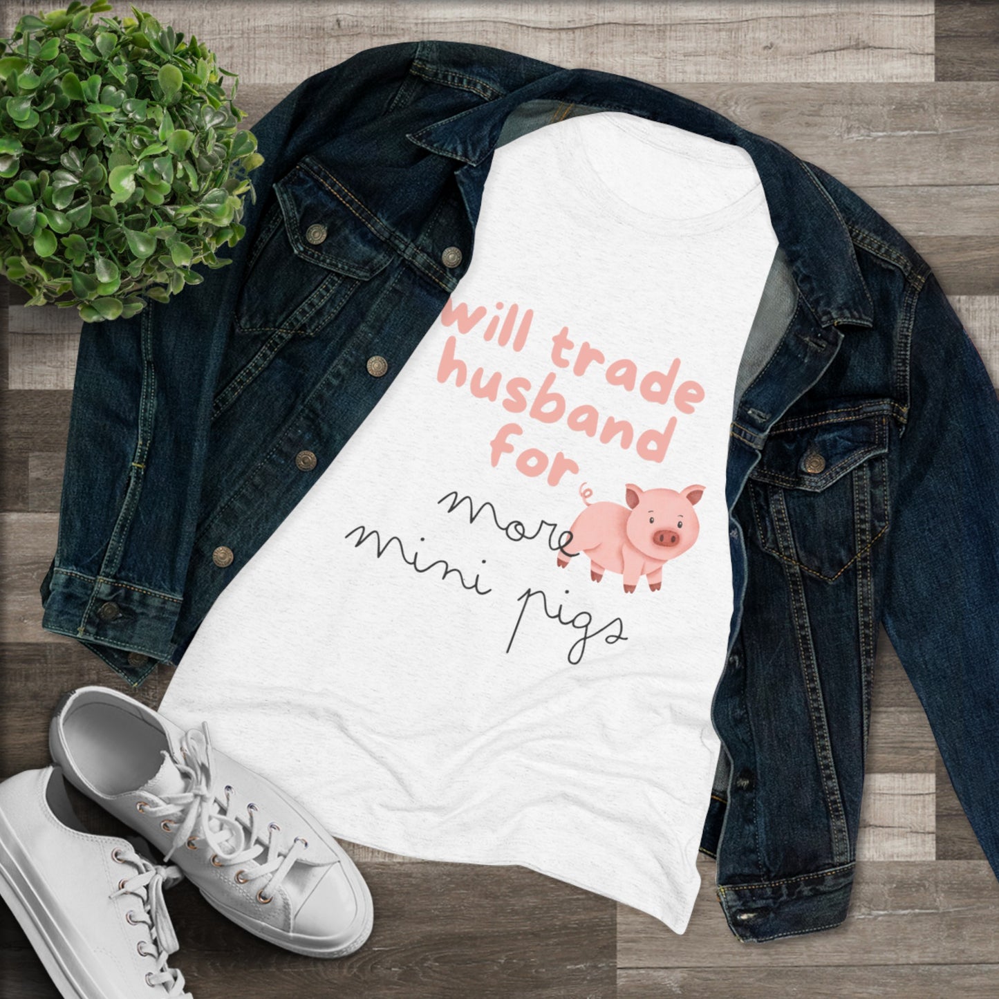 Will trade husband for mini pig T-Shirt