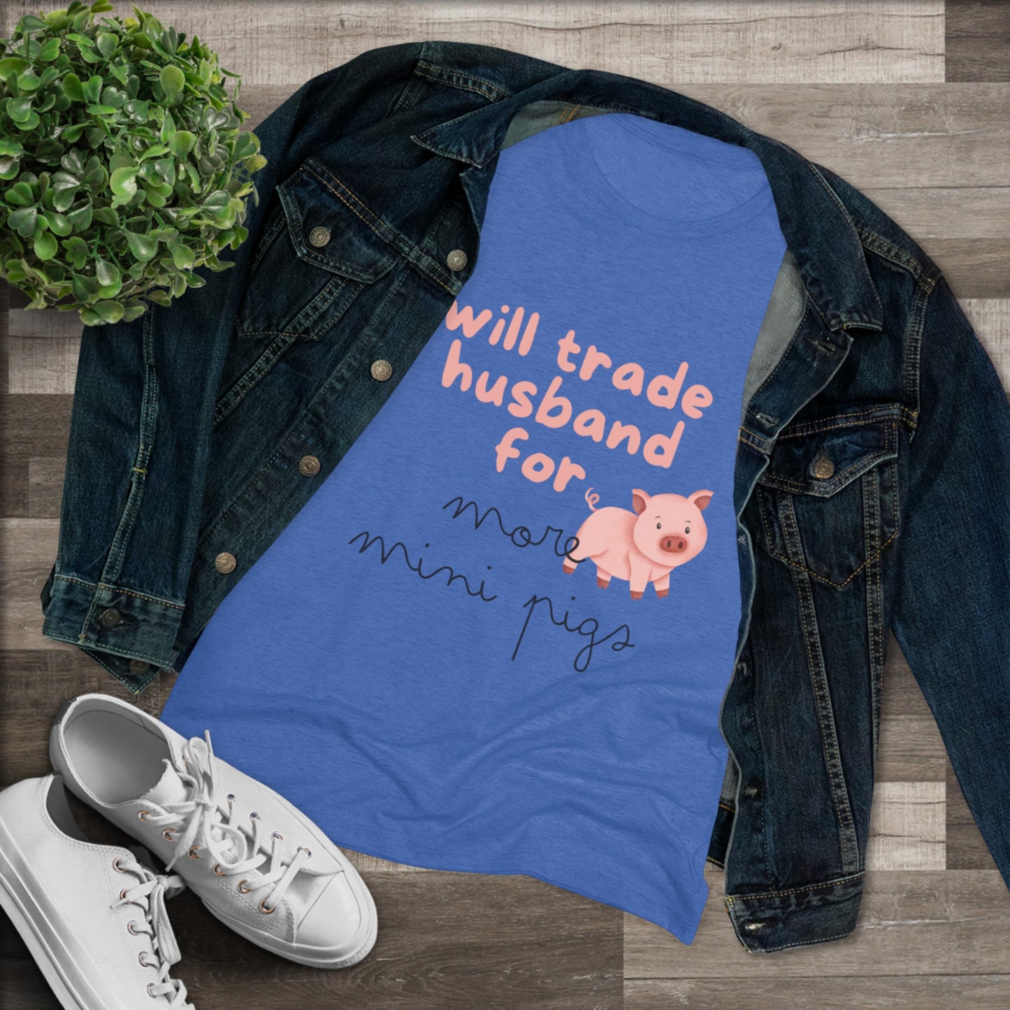 Will trade husband for mini pig T-Shirt