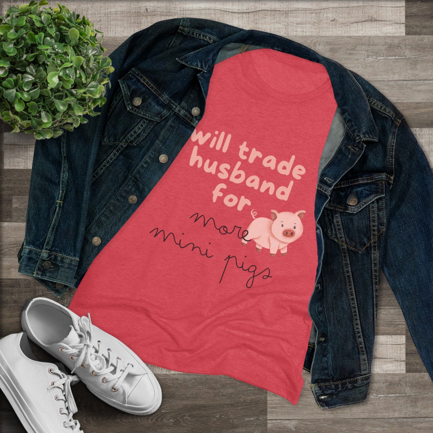 Will trade husband for mini pig T-Shirt