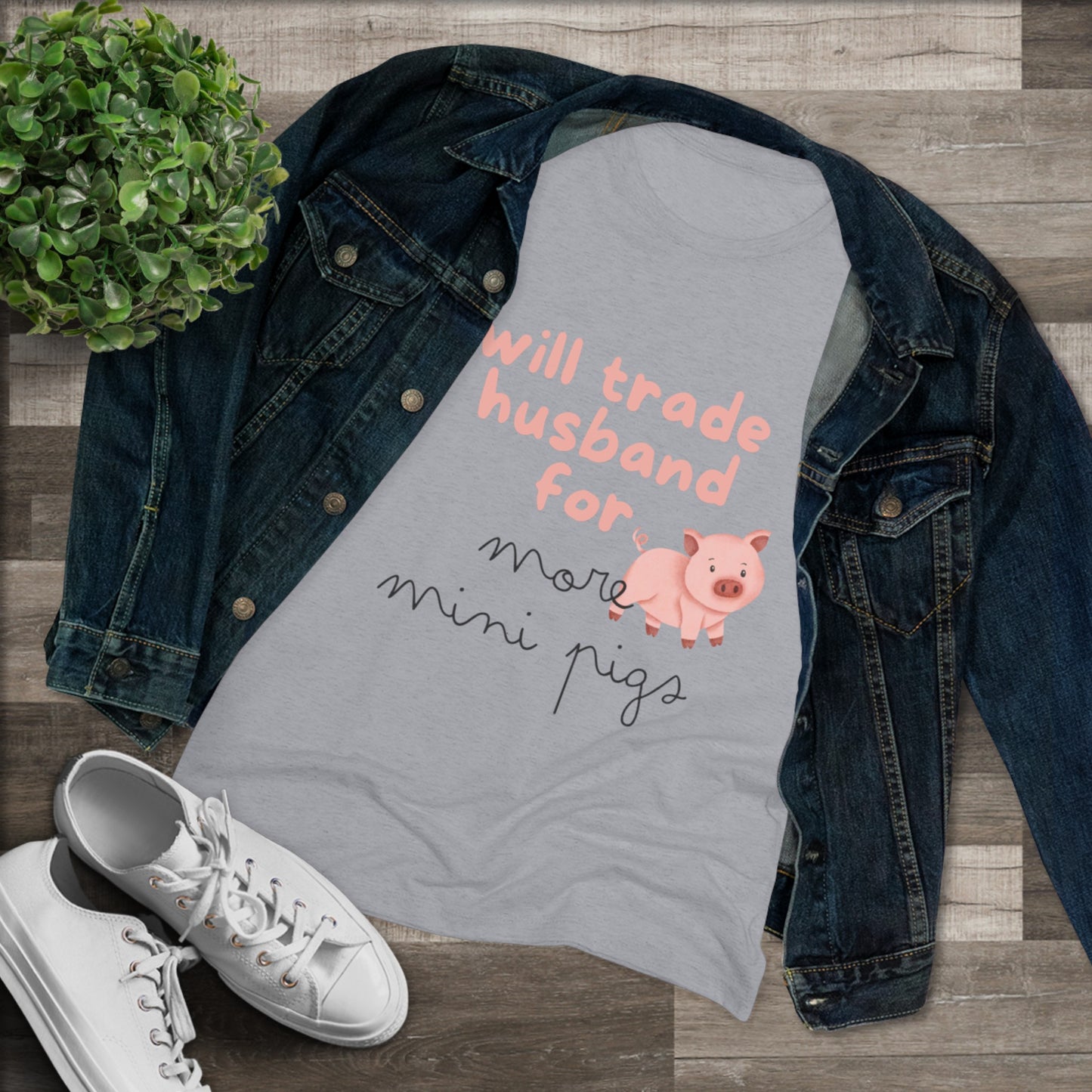 Will trade husband for mini pig T-Shirt