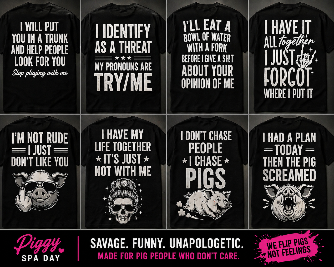 Savage Summer Tshirt Line - pick the one want!