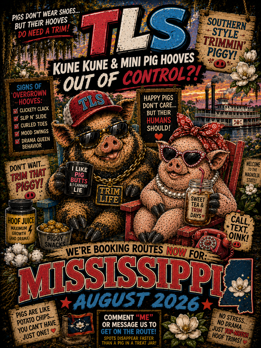 MISSISSIPPI August 2026 ( please read full description) route closes 6/15/2026