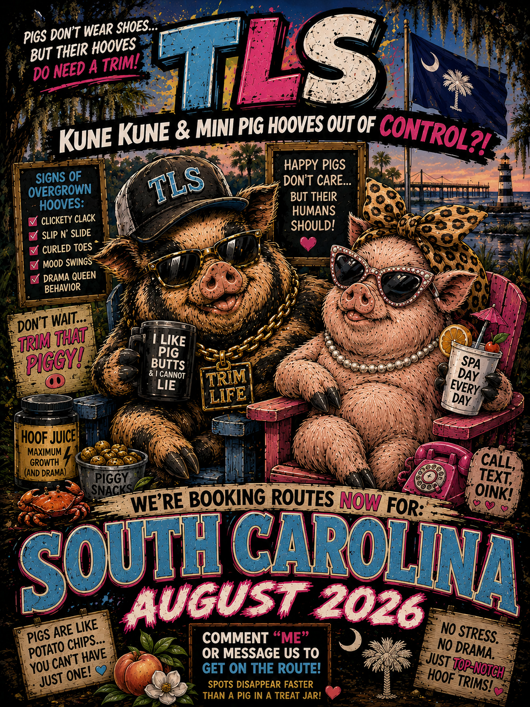 SOUTH CAROLINA August 2026 ( please read full description) route closes 6/15/2026