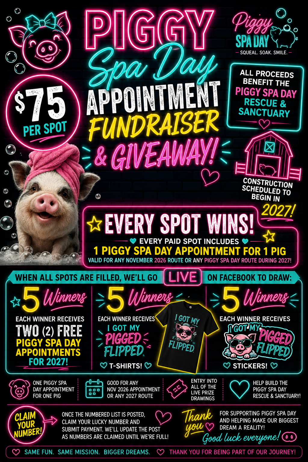 Piggy Spa Day Rescue Promotion