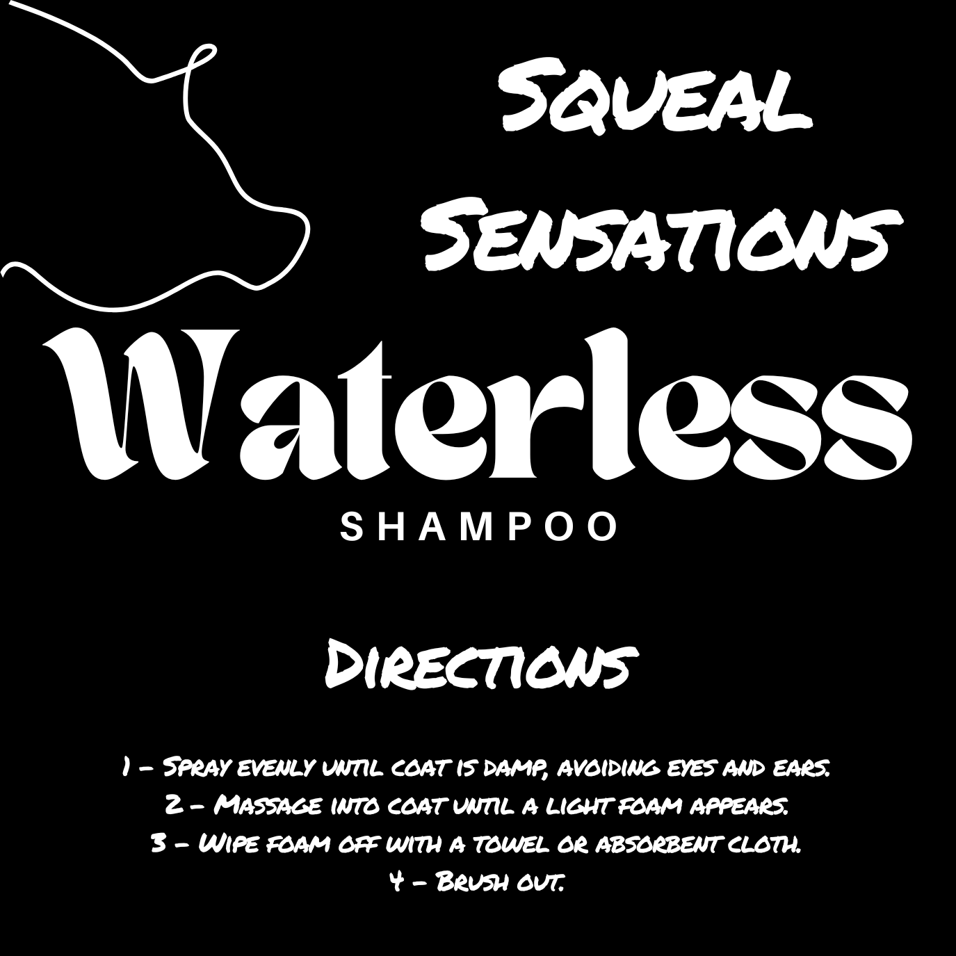 Squeal Sensations Waterless Shampoo