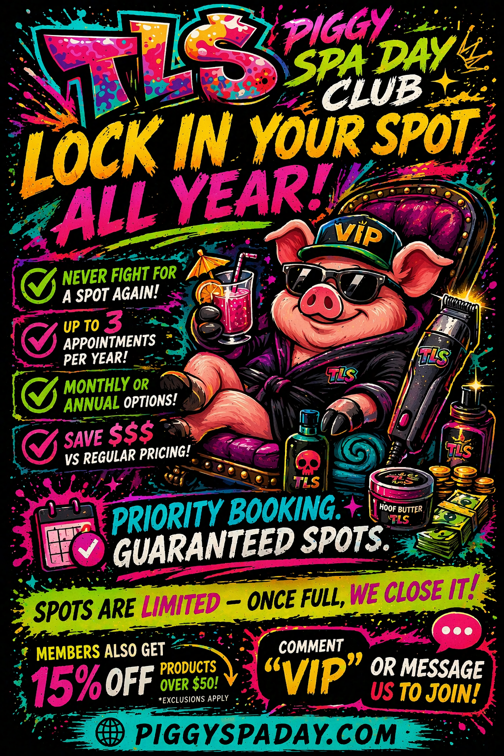 Piggy Spa Day Club Memberships