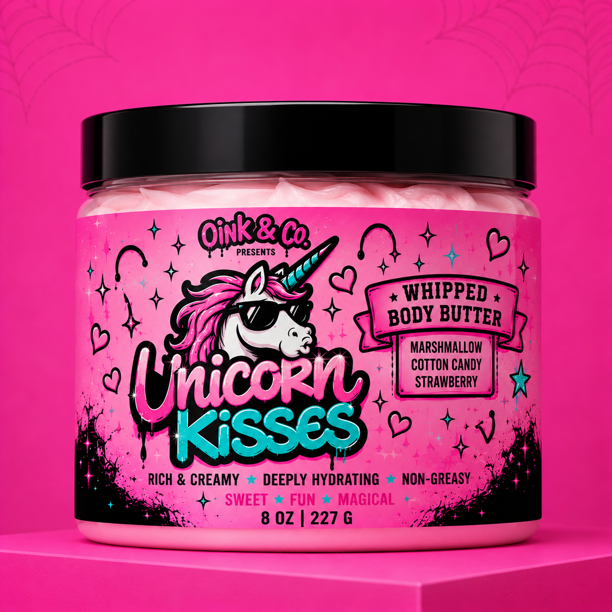 Oink & Co.™ Unicorn Kisses Deluxe Box | Luxury Self-Care Gift Set