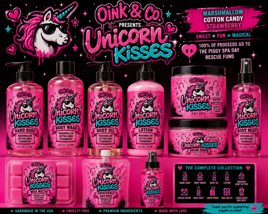Oink & Co.™ Unicorn Kisses Squeezable Wax Melt | Long-Lasting Home Fragrance | 6 oz