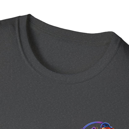 TLS Neon Girl T-Shirt — Neon Retro Gaming Crew Tee