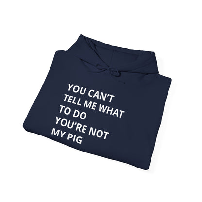 YOU CAN'T TELL ME WHAT TO DO HOODIE