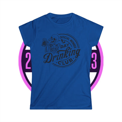 Official Member of Day Drinkers Club Women's Softstyle Tee