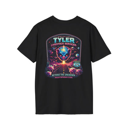 Tyler Livestock Services Sci‑Fi Pig Graphic T-Shirt