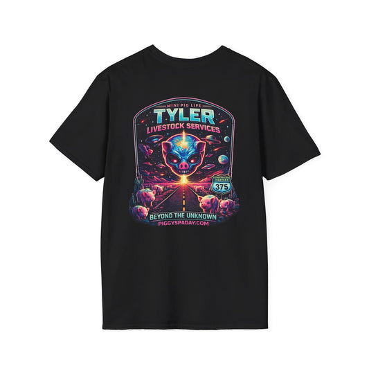 Tyler Livestock Services Sci‑Fi Pig Graphic T-Shirt