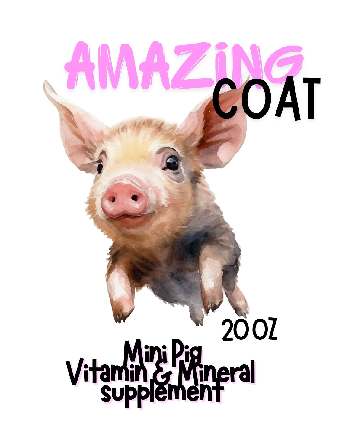 Oink cuisine: “amazing coat” feed supplement