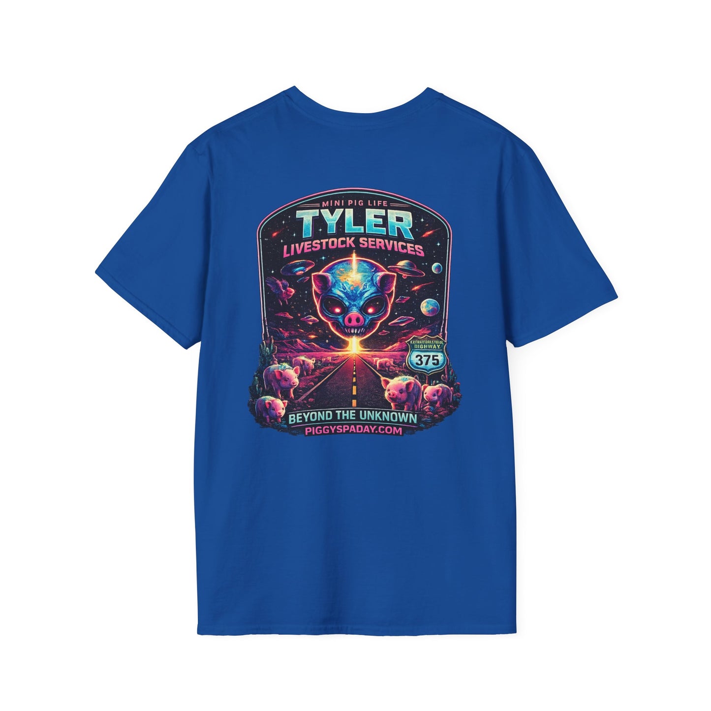 Tyler Livestock Services Sci‑Fi Pig Graphic T-Shirt