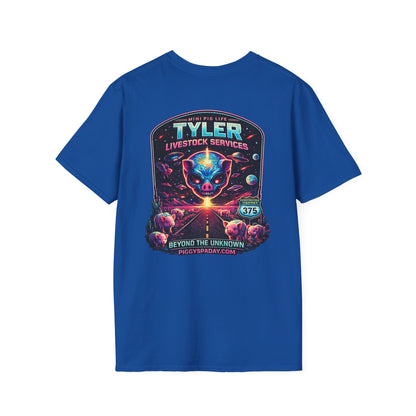 Tyler Livestock Services Sci‑Fi Pig Graphic T-Shirt