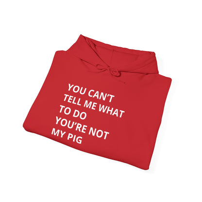 YOU CAN'T TELL ME WHAT TO DO HOODIE