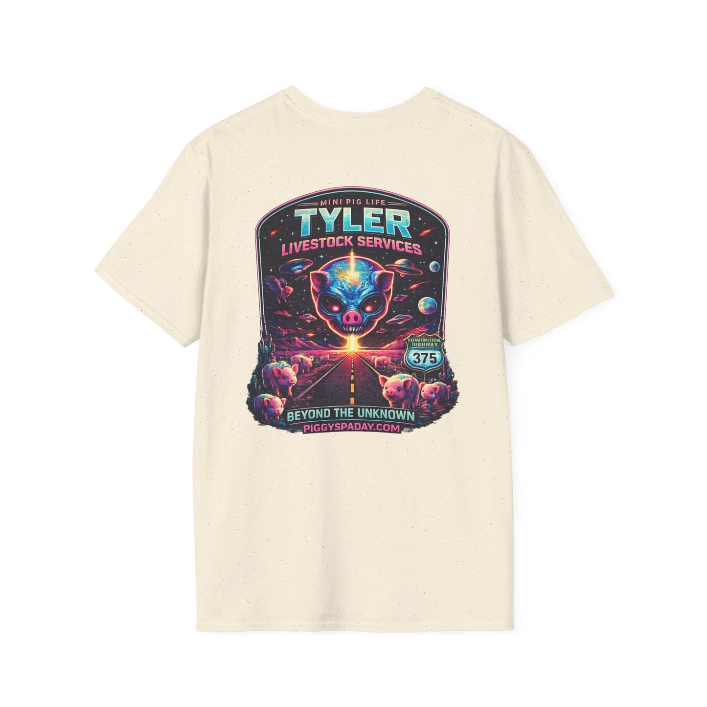 Tyler Livestock Services Sci‑Fi Pig Graphic T-Shirt