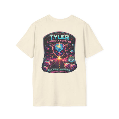 Tyler Livestock Services Sci‑Fi Pig Graphic T-Shirt