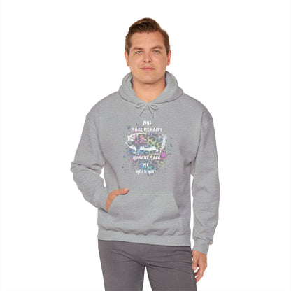 Pigs make me happy Hooded Sweatshirt