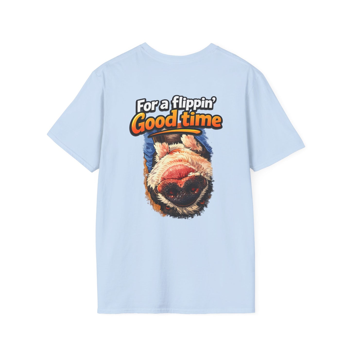 T-Shirt — "For a Flippin' Good Time" Sloth Graphic Tee