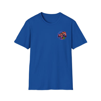 TLS Neon Girl T-Shirt — Neon Retro Gaming Crew Tee