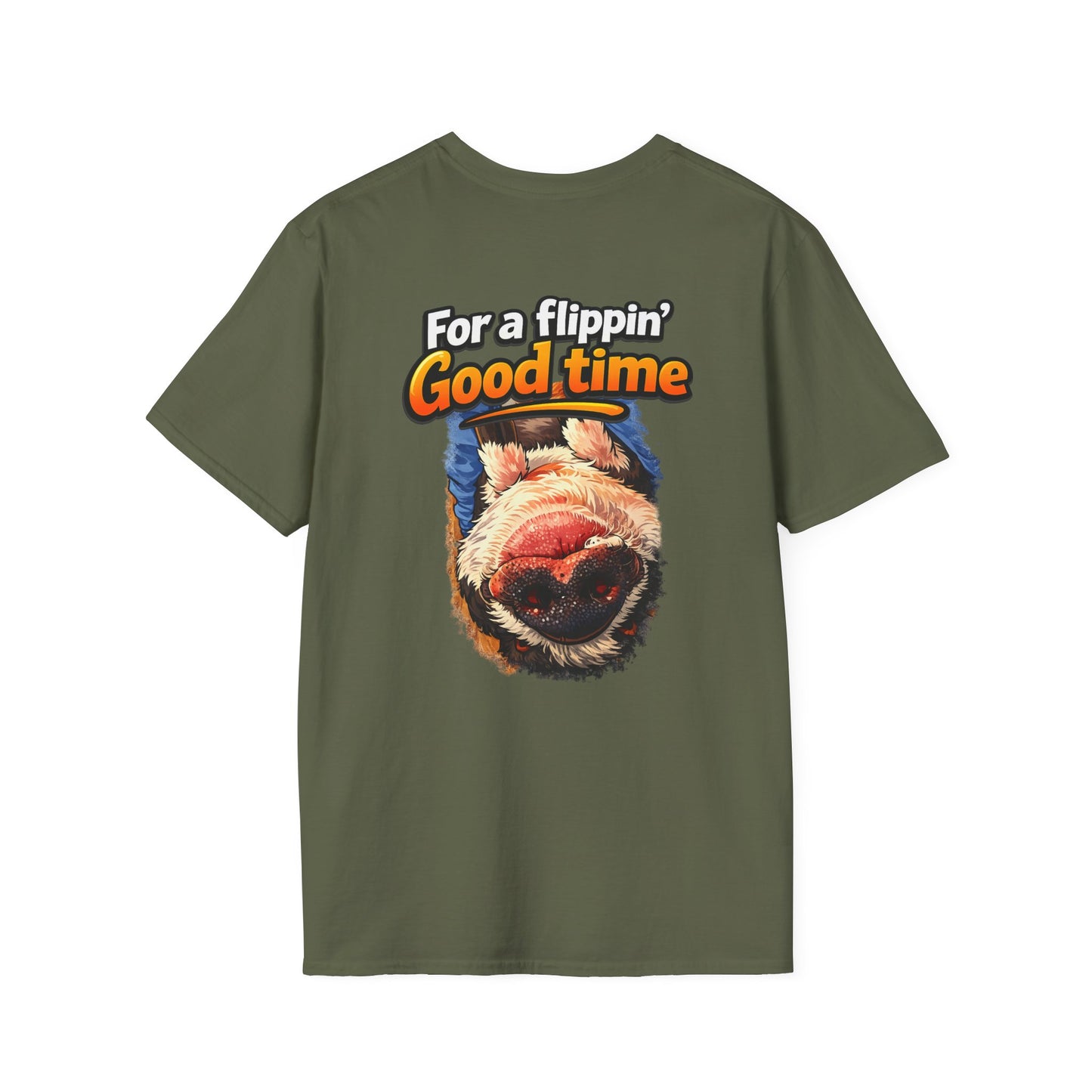 T-Shirt — "For a Flippin' Good Time" Sloth Graphic Tee
