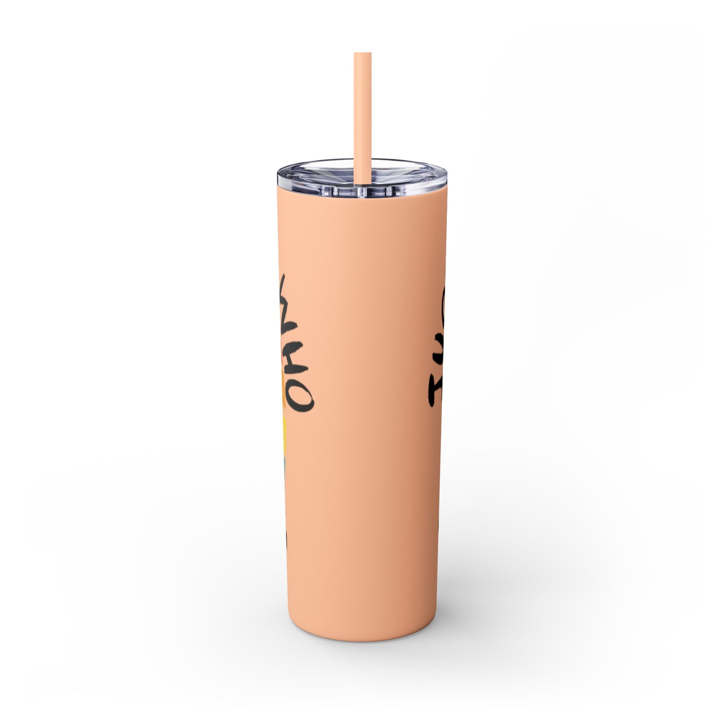 Just a Girl who loves Pigs! Skinny Tumbler with Straw, 20oz