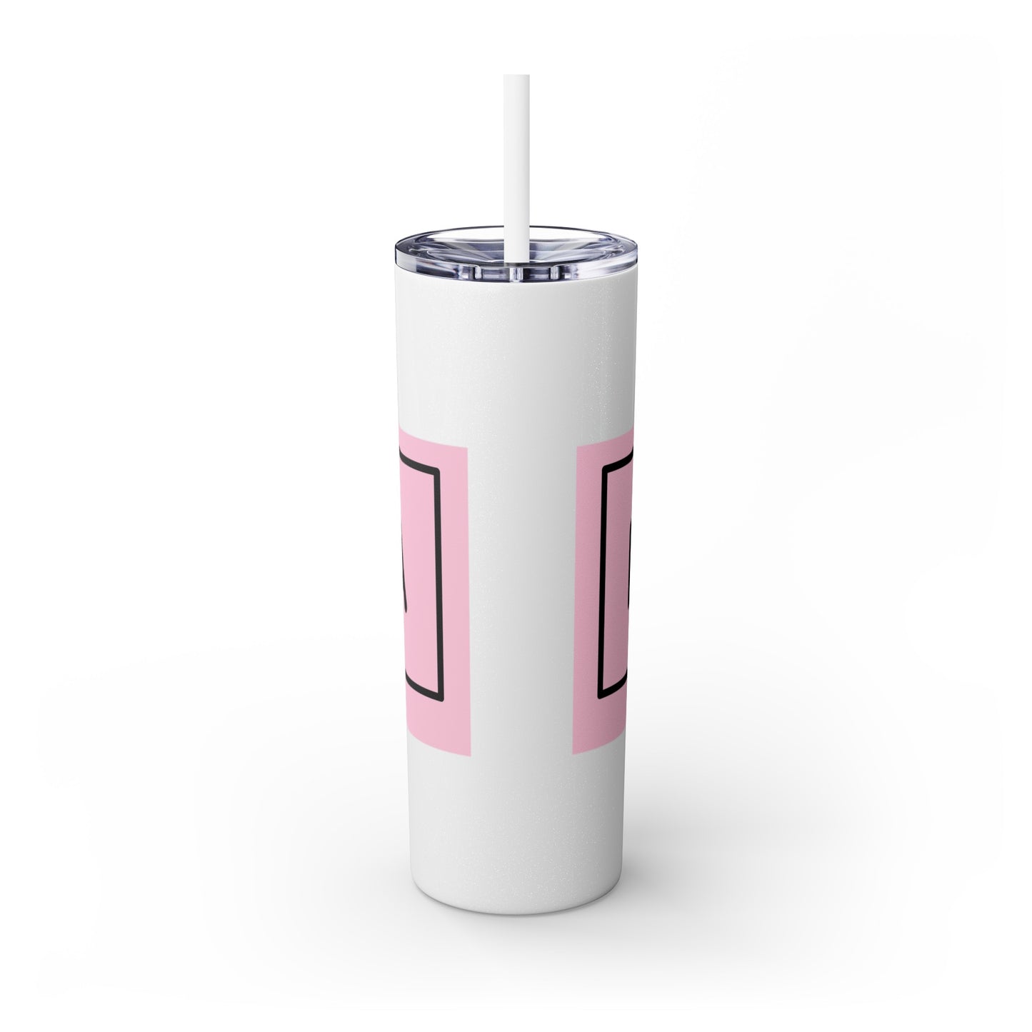 Pig Mama Vibes Skinny Tumbler with Straw, 20oz