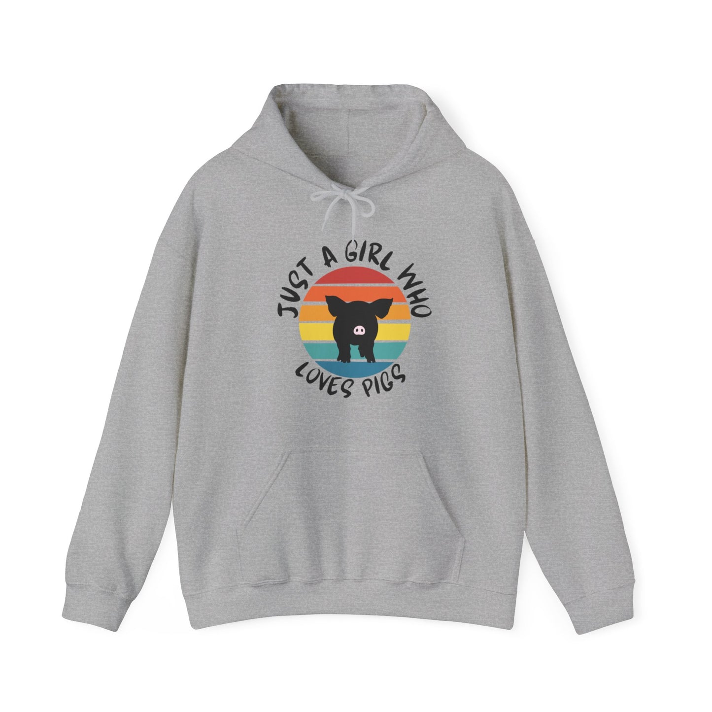 Just A Girl That Loves Pigs Unisex Heavy Blend™ Hooded Sweatshirt