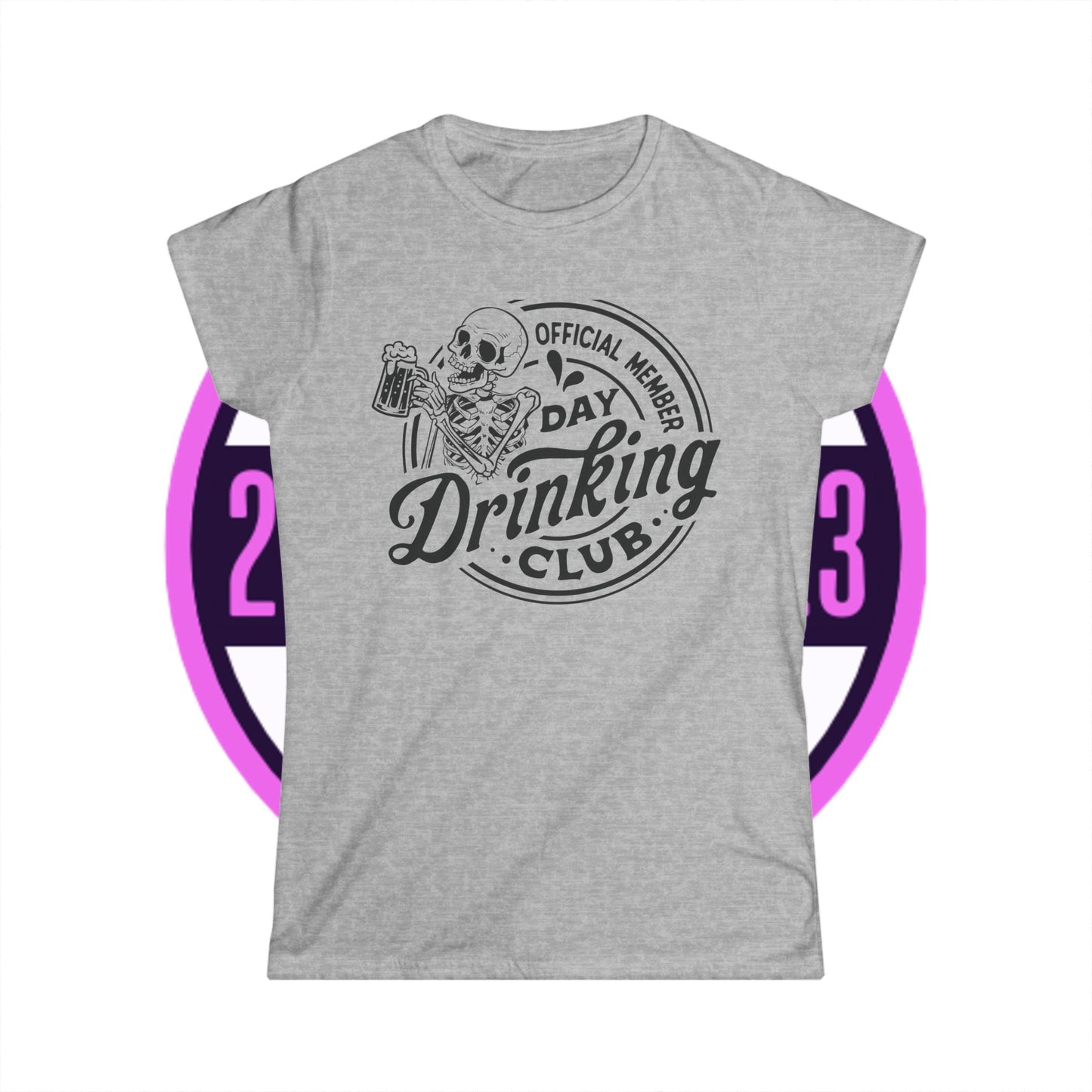 Official Member of Day Drinkers Club Women's Softstyle Tee