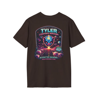 Tyler Livestock Services Sci‑Fi Pig Graphic T-Shirt