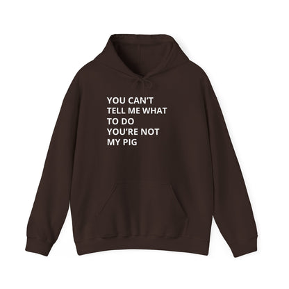 YOU CAN'T TELL ME WHAT TO DO HOODIE