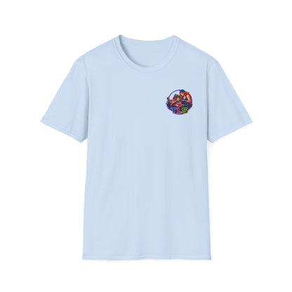 TLS Neon Girl T-Shirt — Neon Retro Gaming Crew Tee