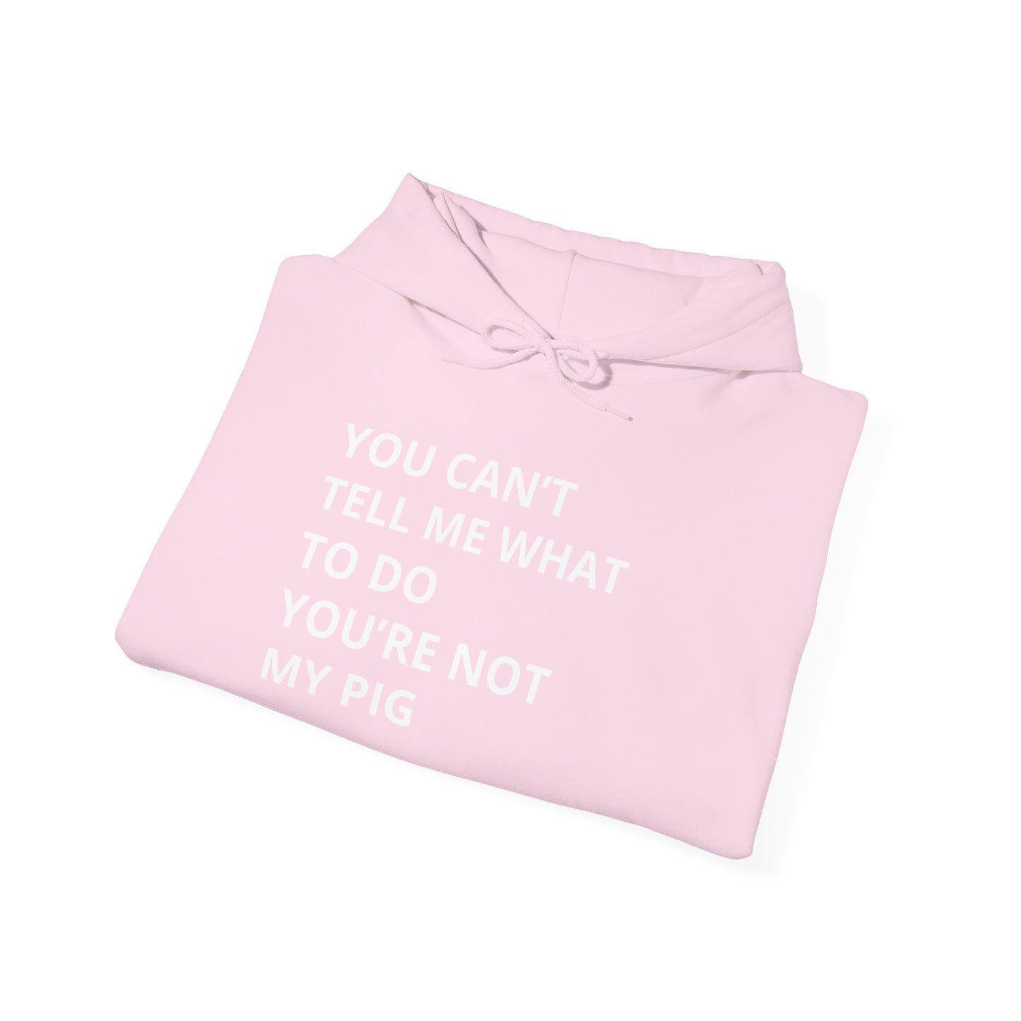 YOU CAN'T TELL ME WHAT TO DO HOODIE