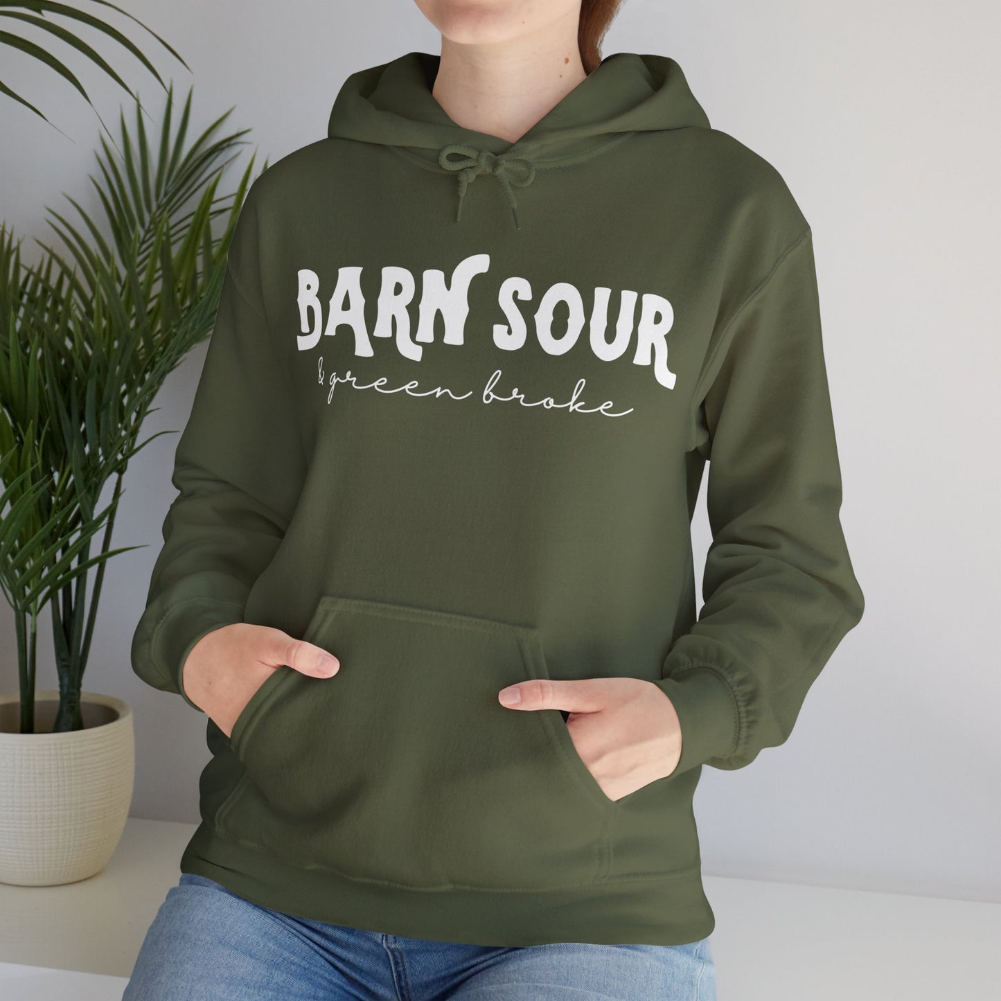 Barn Sour & Green Broke Hooded Sweatshirt