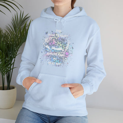 Pigs make me happy Hooded Sweatshirt