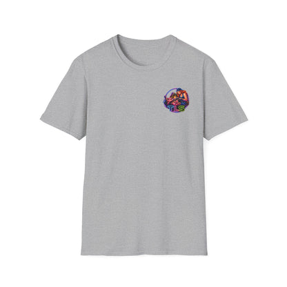TLS Neon Girl T-Shirt — Neon Retro Gaming Crew Tee