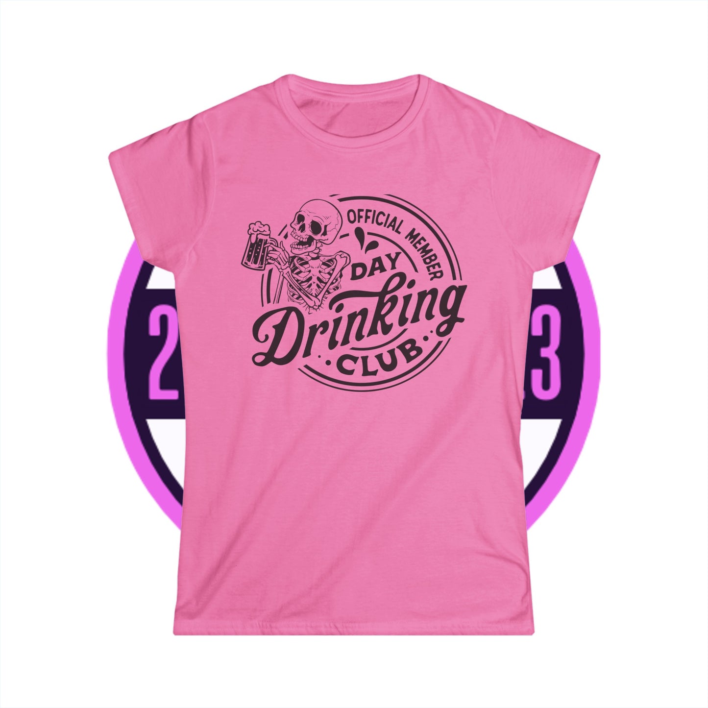 Official Member of Day Drinkers Club Women's Softstyle Tee