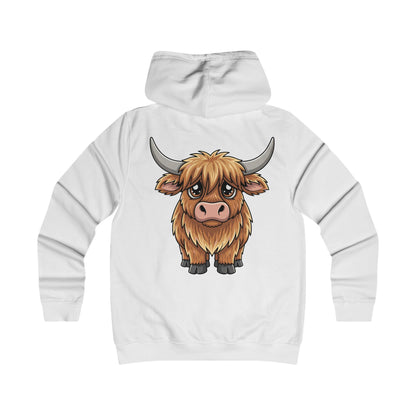 Not Today Heifer Hoodie — Cute Highland Cow Graphic Pullover