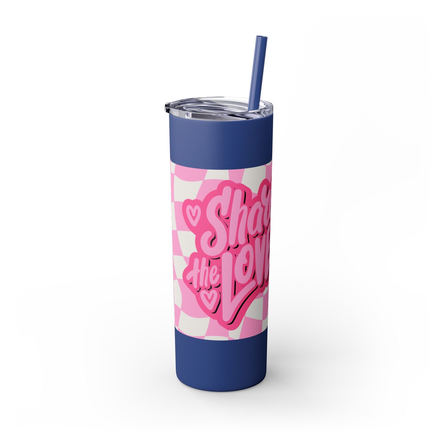 Share the Love Mini Pig Skinny Tumbler with Straw, 20oz