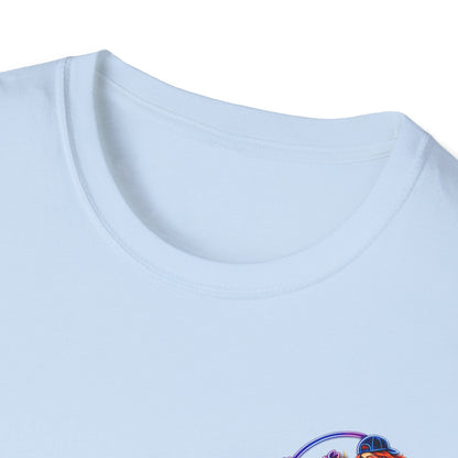 TLS Neon Girl T-Shirt — Neon Retro Gaming Crew Tee