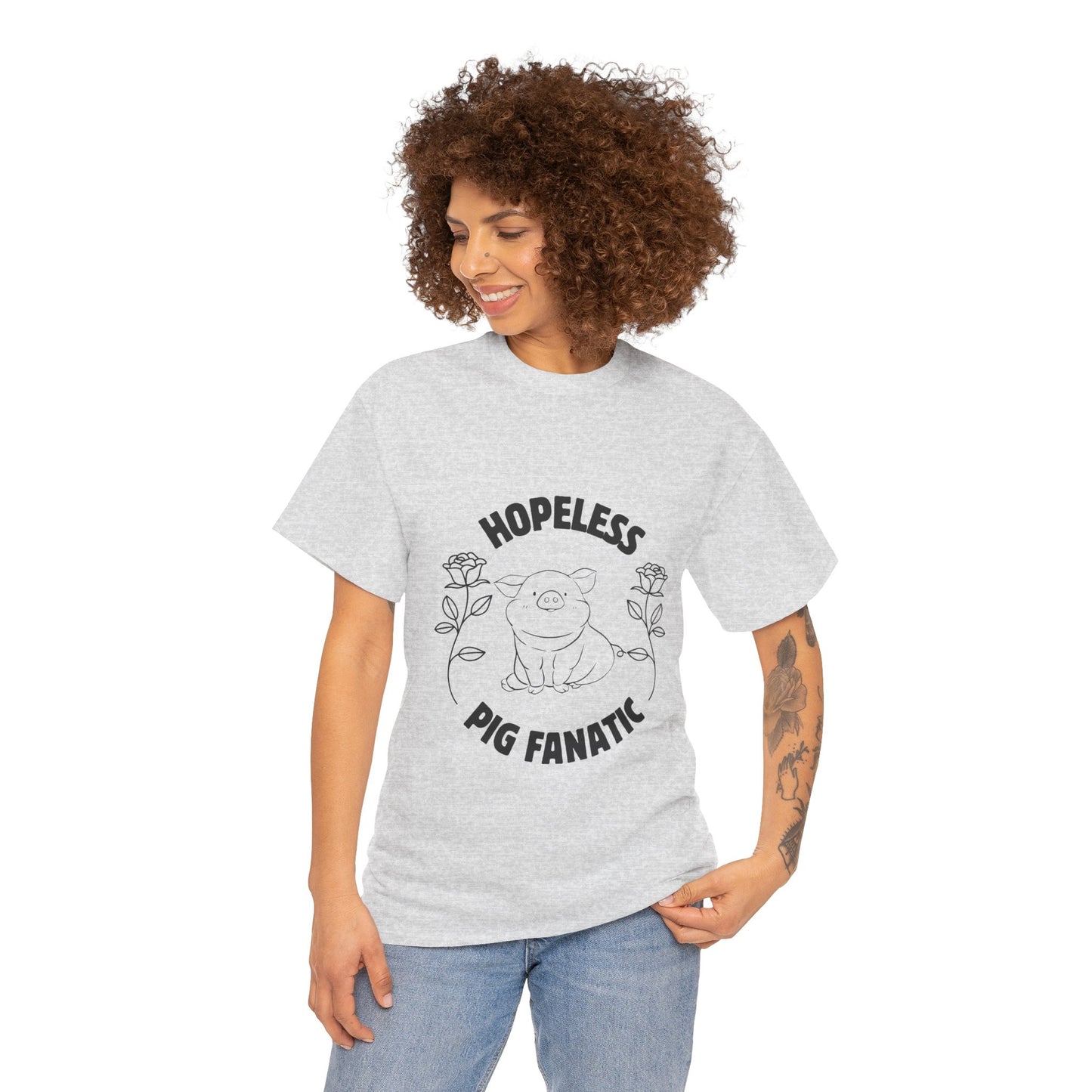 Hopeless Pig Fanatic Unisex Heavy Cotton Tee