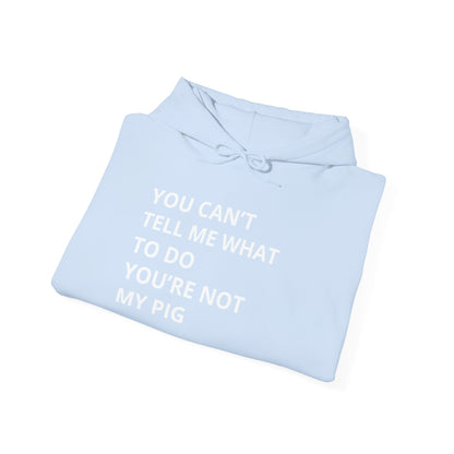 YOU CAN'T TELL ME WHAT TO DO HOODIE
