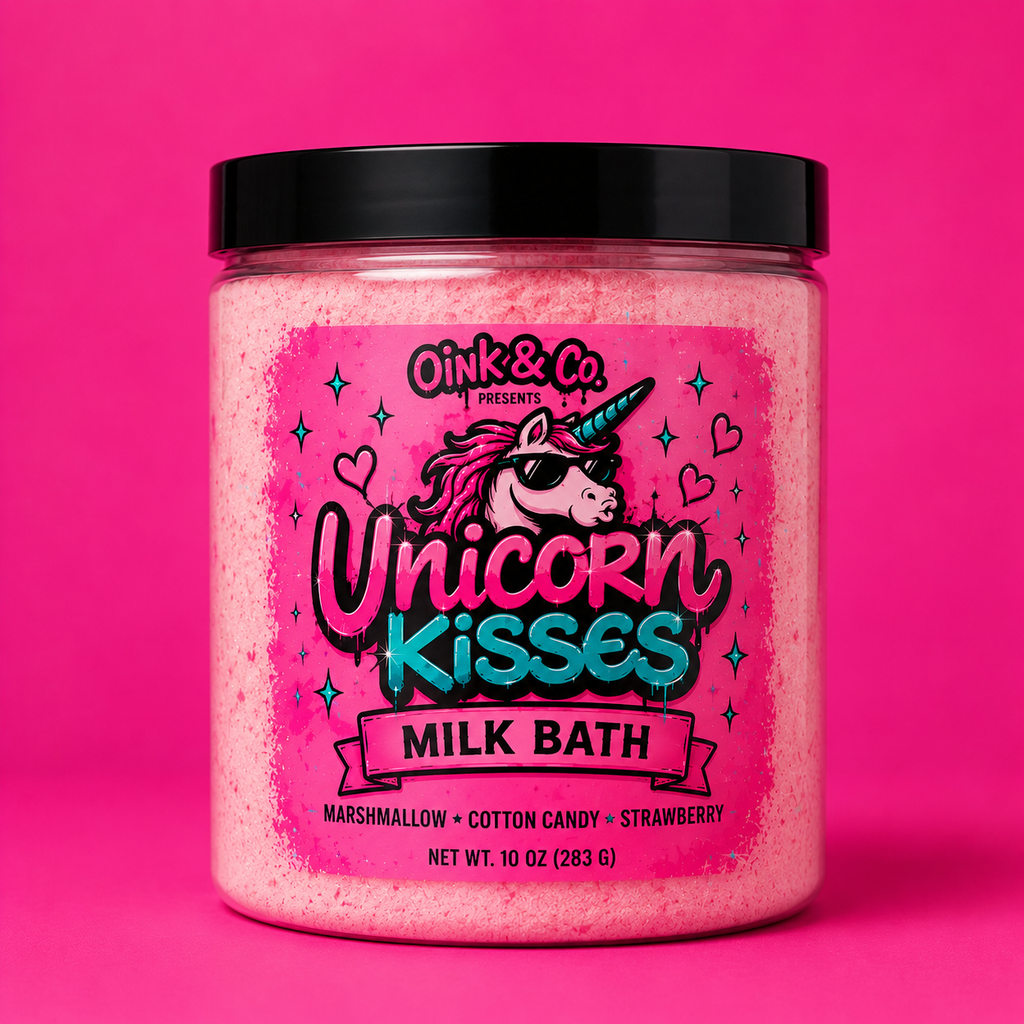 Oink & Co.™ Ultimate Unicorn Kisses Collection | Complete Luxury Bath & Home Gift Set