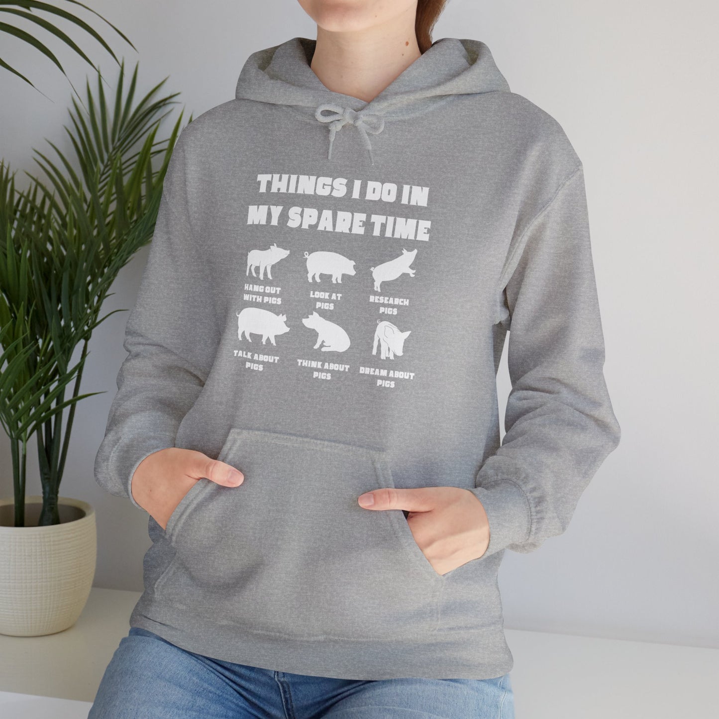 Things I do In My Spare Time Hooded Sweatshirt