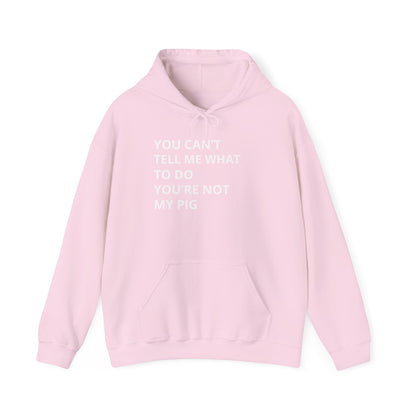 YOU CAN'T TELL ME WHAT TO DO HOODIE