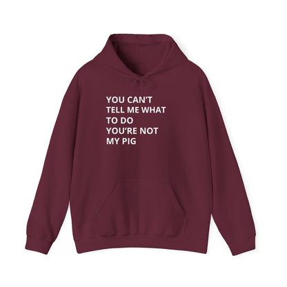YOU CAN'T TELL ME WHAT TO DO HOODIE