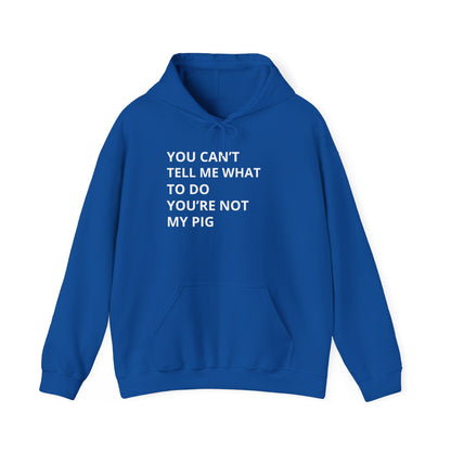 YOU CAN'T TELL ME WHAT TO DO HOODIE